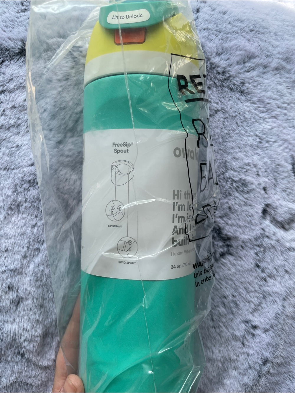 •OWALA• FreeSip Stainless Steel Water Bottle 24oz - Summer Soirée NWT NIP - Picture 6 of 11